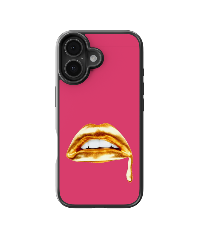 Husa Golden Lips Apple iPhone Impact Ultra