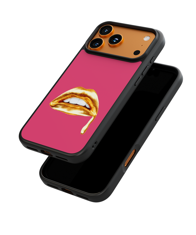 Husa Golden Lips Apple iPhone Impact Ultra