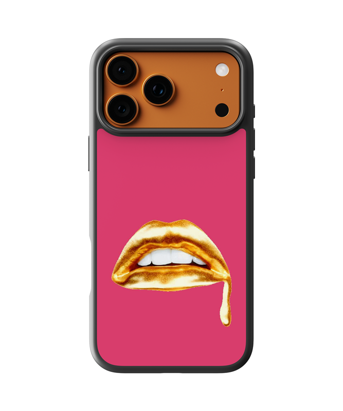 Husa Golden Lips Apple iPhone Impact Ultra