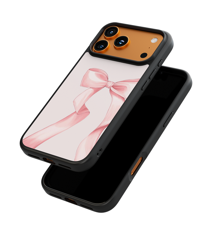 Husa Pink Bow Apple iPhone Impact Ultra
