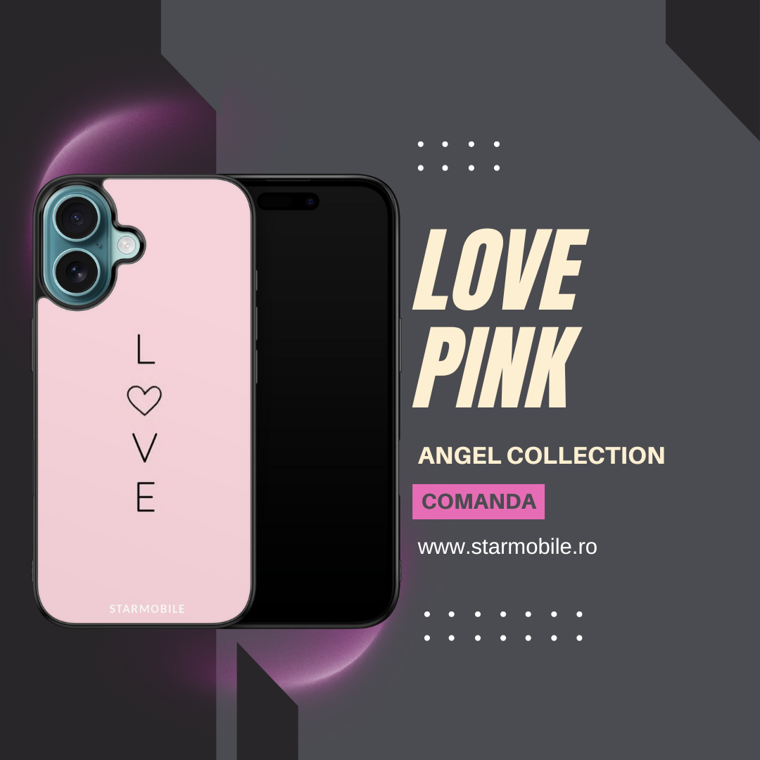 Husa Love Pink Apple iPhone Impact Ultra