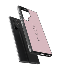 Husa Love Pink Angel Samsung Impact Ultra