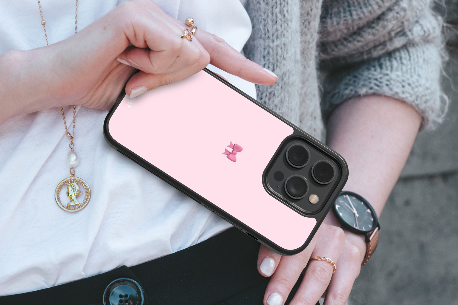 Husa Sweet Pink Apple iPhone Impact Ultra