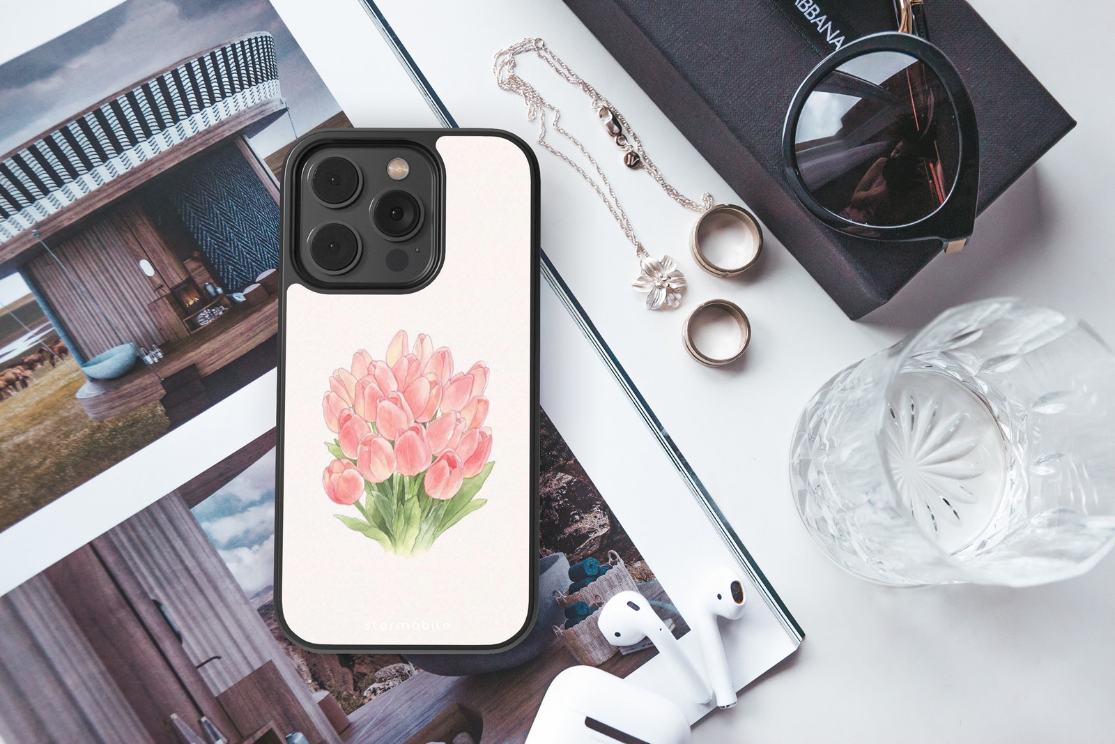 Husa Tulips Apple iPhone Impact Ultra