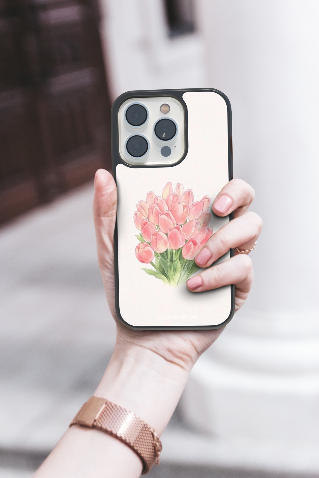 Husa Tulips Apple iPhone Impact Ultra