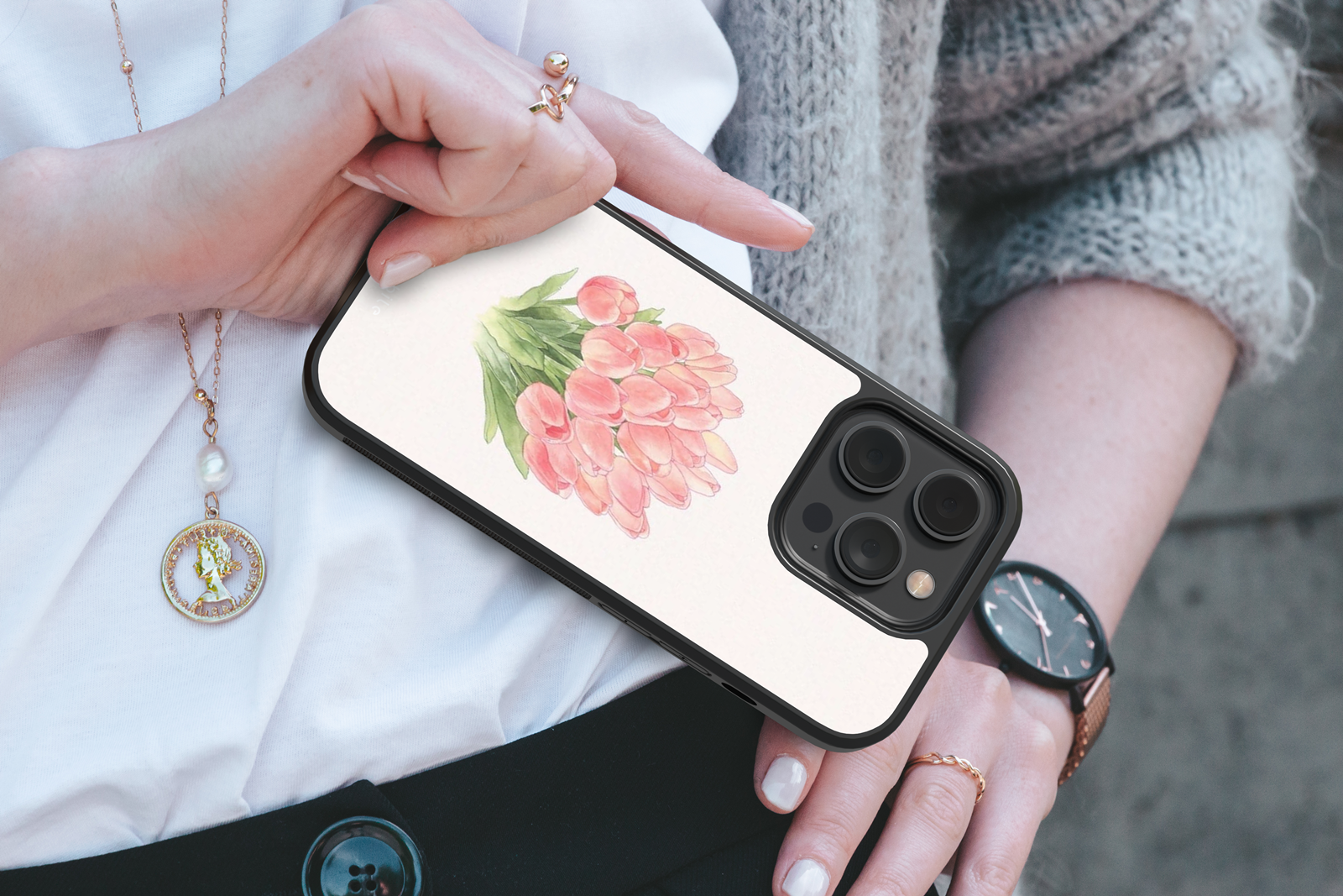 Husa Tulips Apple iPhone Impact Ultra