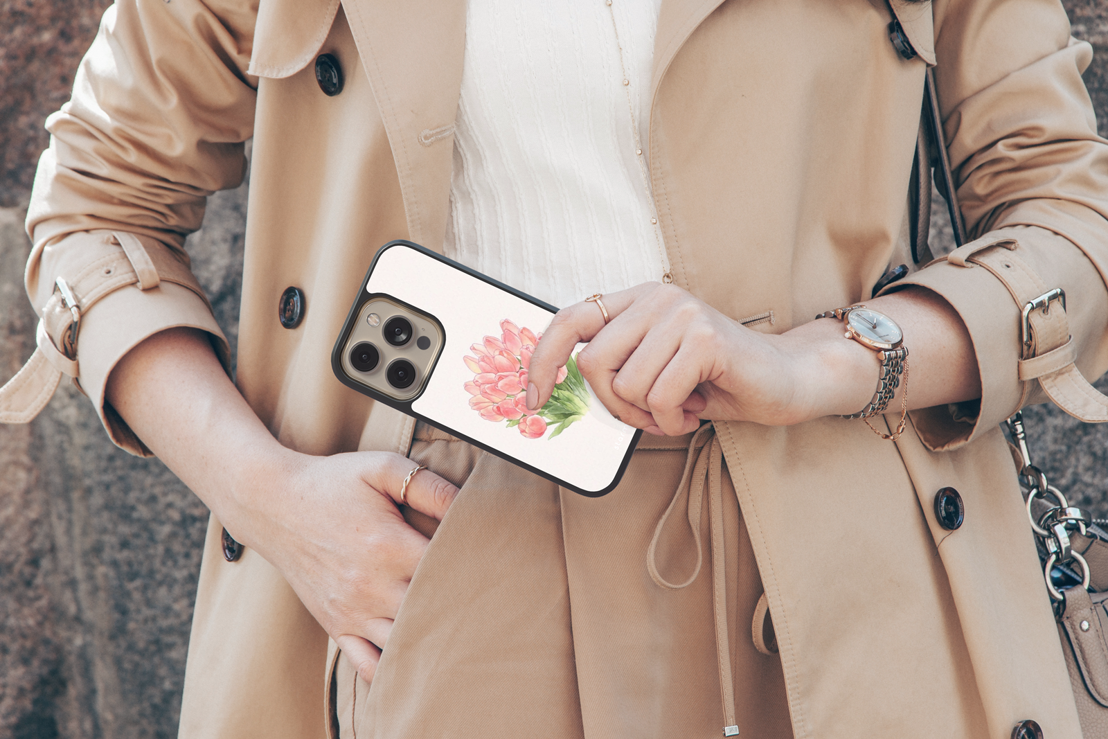 Husa Tulips Apple iPhone Impact Ultra