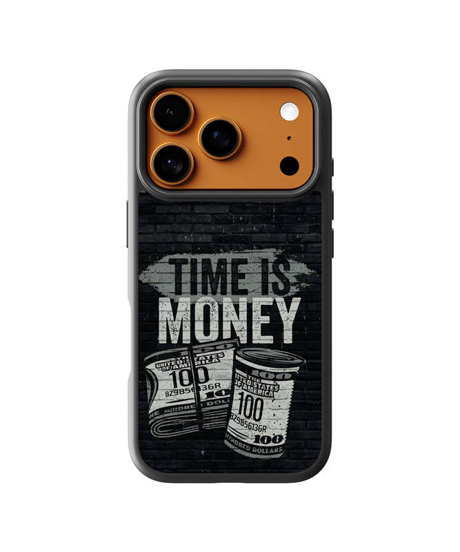 Husa Time is Money Apple iPhone Impact Ultra