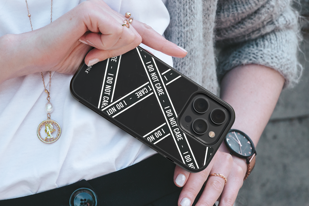 Husa i do not care Apple iPhone Impact Ultra