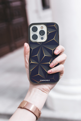 Husa Low Poly Gold Apple iPhone Impact Ultra