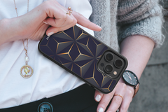 Husa Low Poly Gold Apple iPhone Impact Ultra