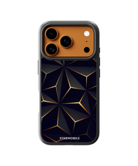 Husa Low Poly Gold Apple iPhone Impact Ultra