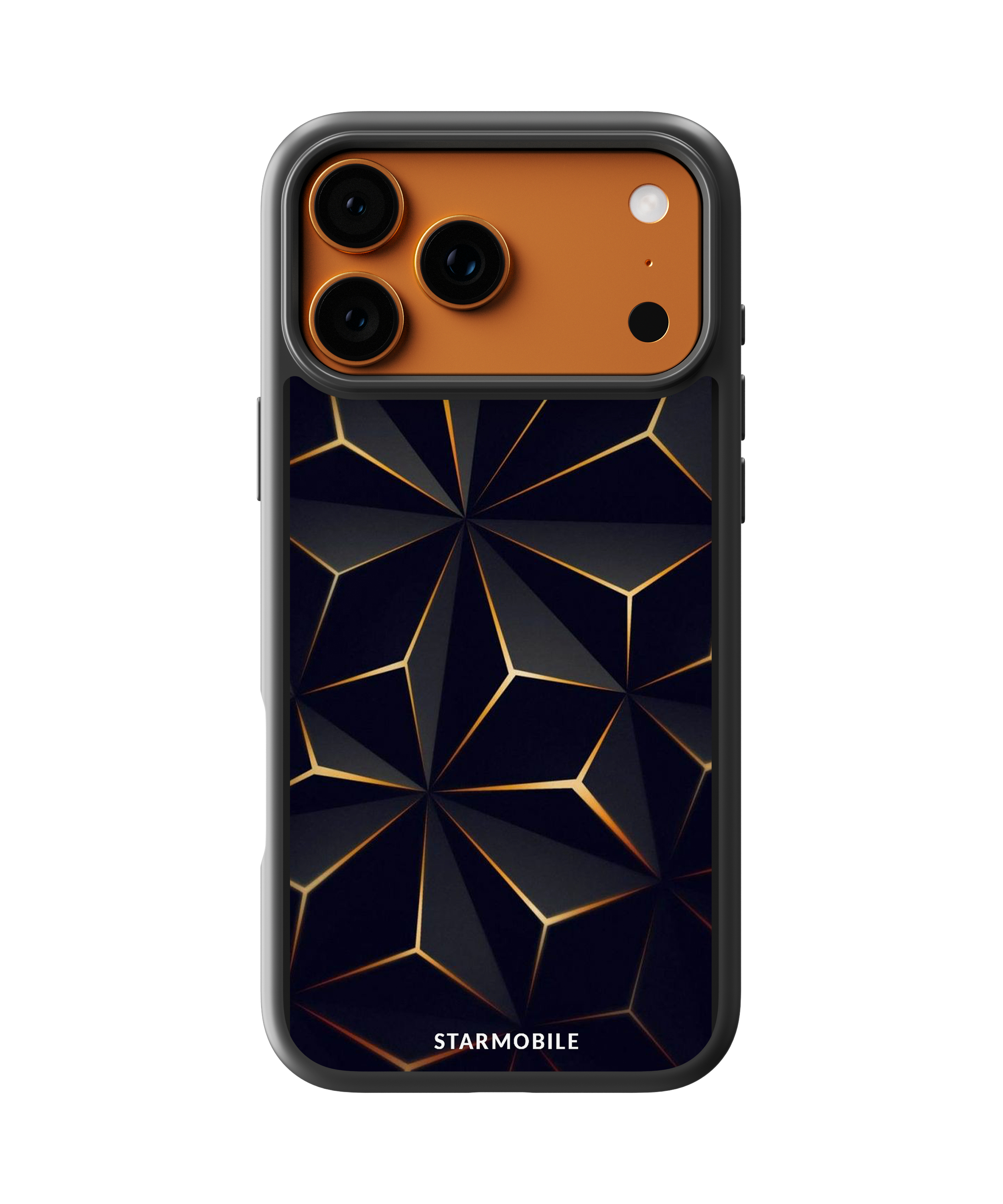Husa Low Poly Gold Apple iPhone Impact Ultra