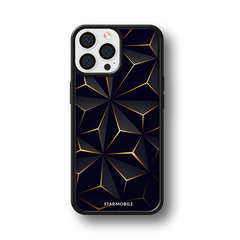 Husa Low Poly Gold Apple iPhone Impact Ultra