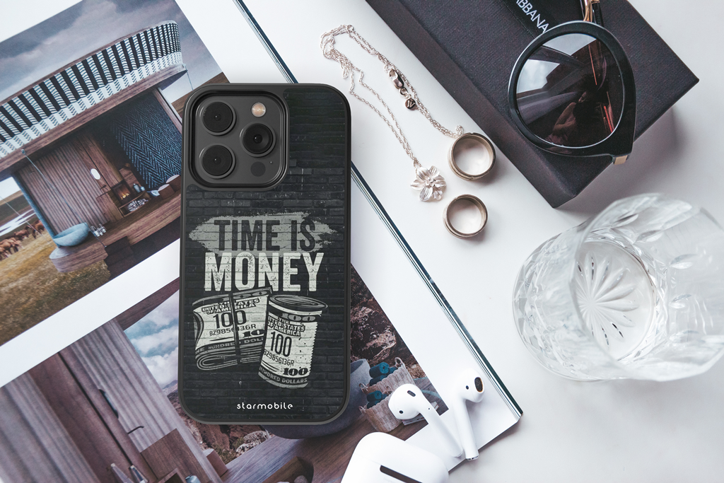 Husa Time is Money Apple iPhone Impact Ultra