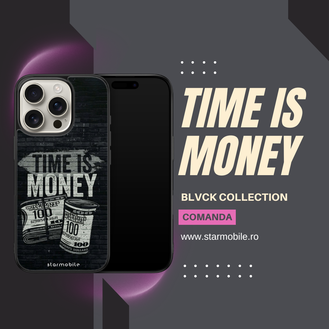 Husa Time is Money Apple iPhone Impact Ultra