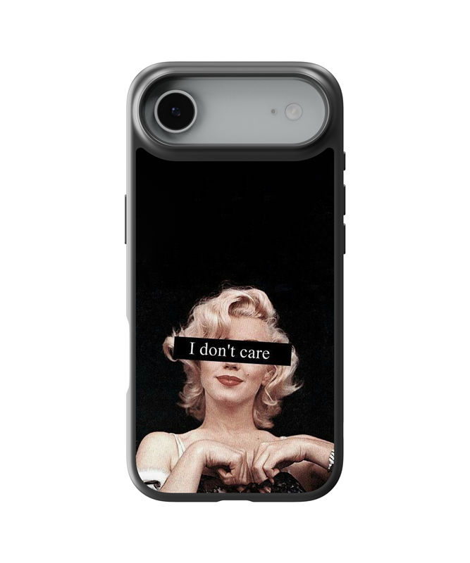 Husa I don't care Apple iPhone Impact Ultra