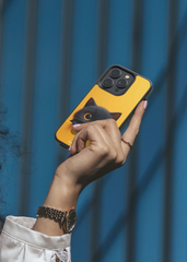 Husa Yellow Kitten 2 Apple iPhone Impact Ultra