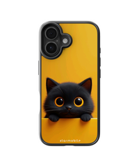 Husa Yellow Kitten 2 Apple iPhone Impact Ultra