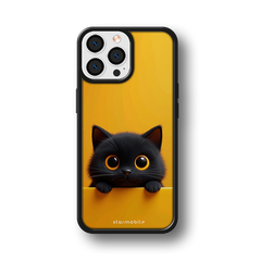 Husa Yellow Kitten 2 Apple iPhone Impact Ultra