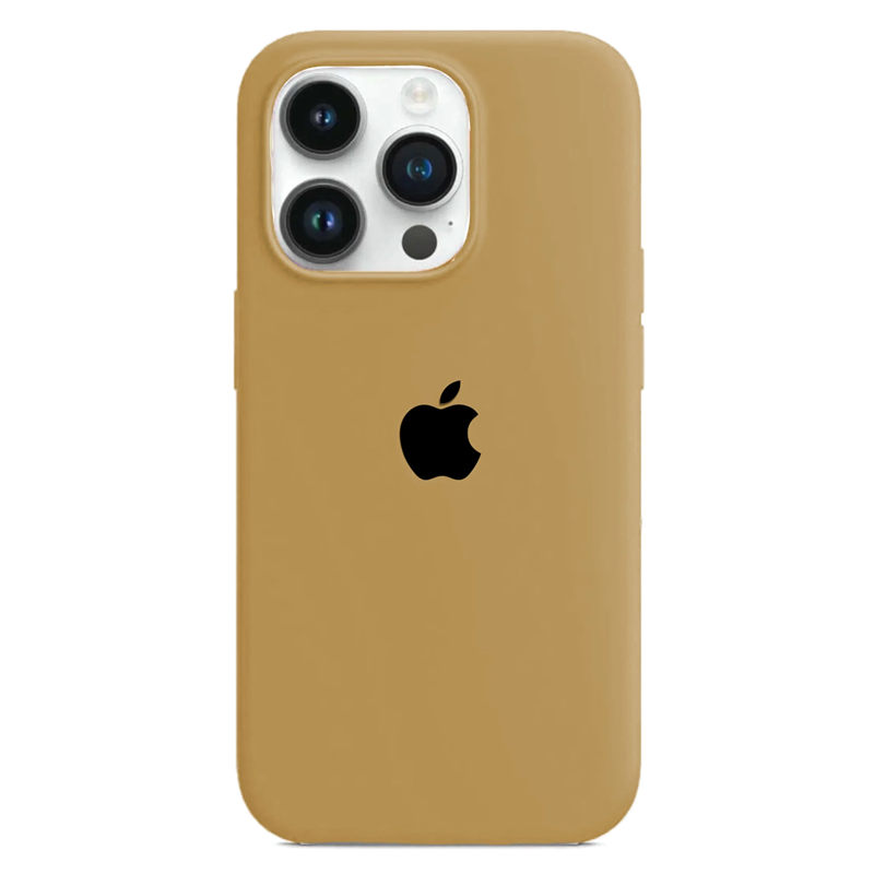 Husa Silicon pentru Apple iPhone 13 Pro - Gold
