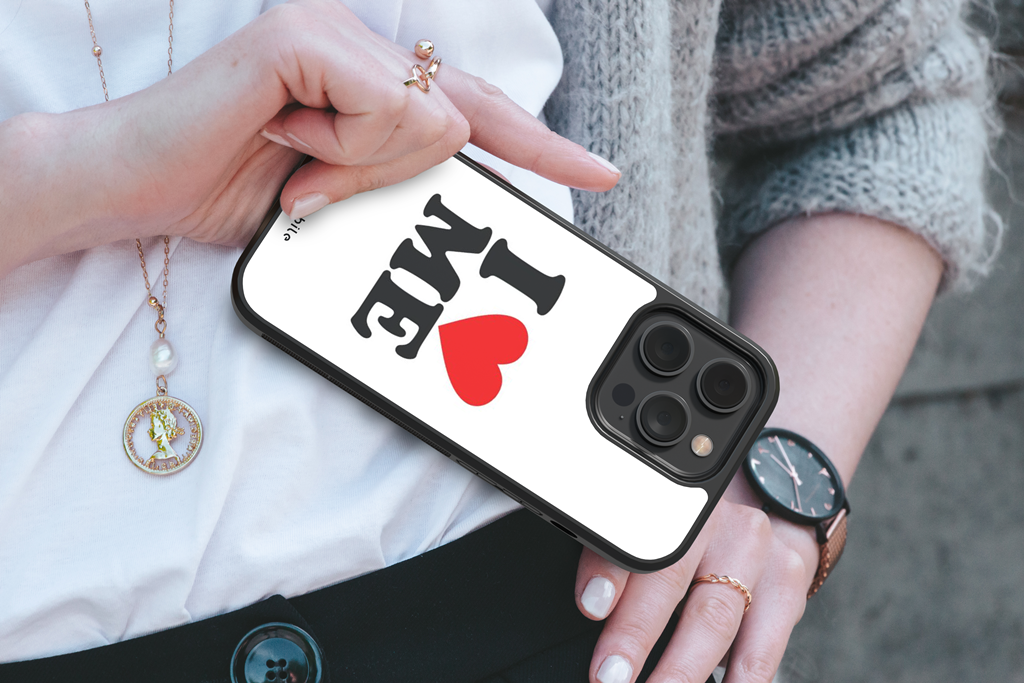 Husa I LOVE ME Apple iPhone Impact Ultra