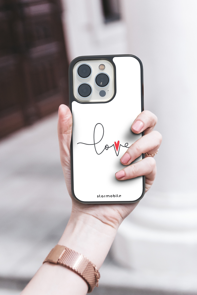 Husa Love Heart Apple iPhone Impact Ultra