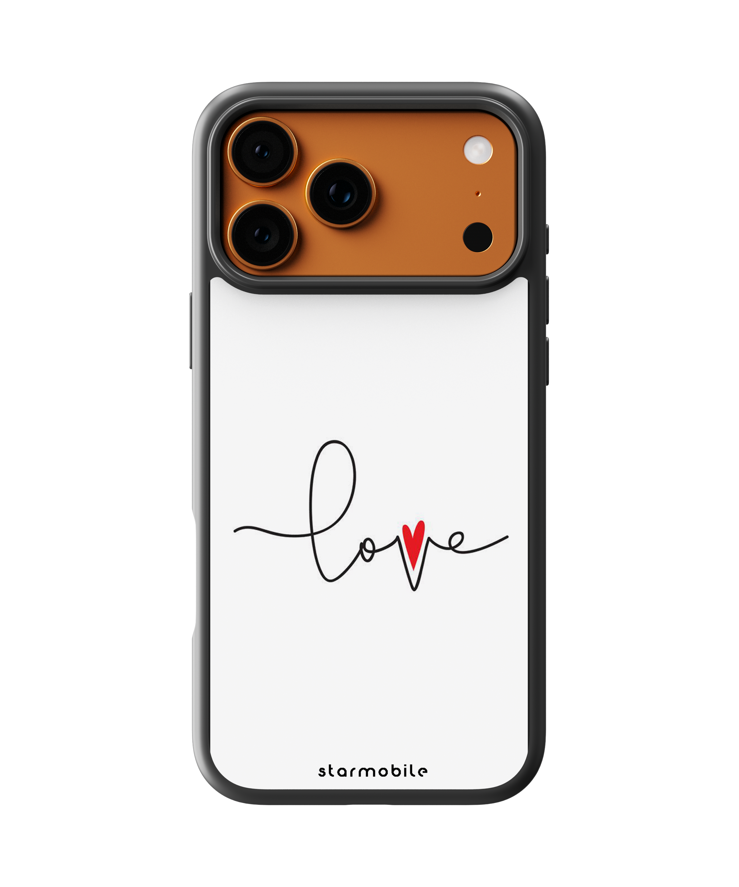 Husa Love Heart Apple iPhone Impact Ultra