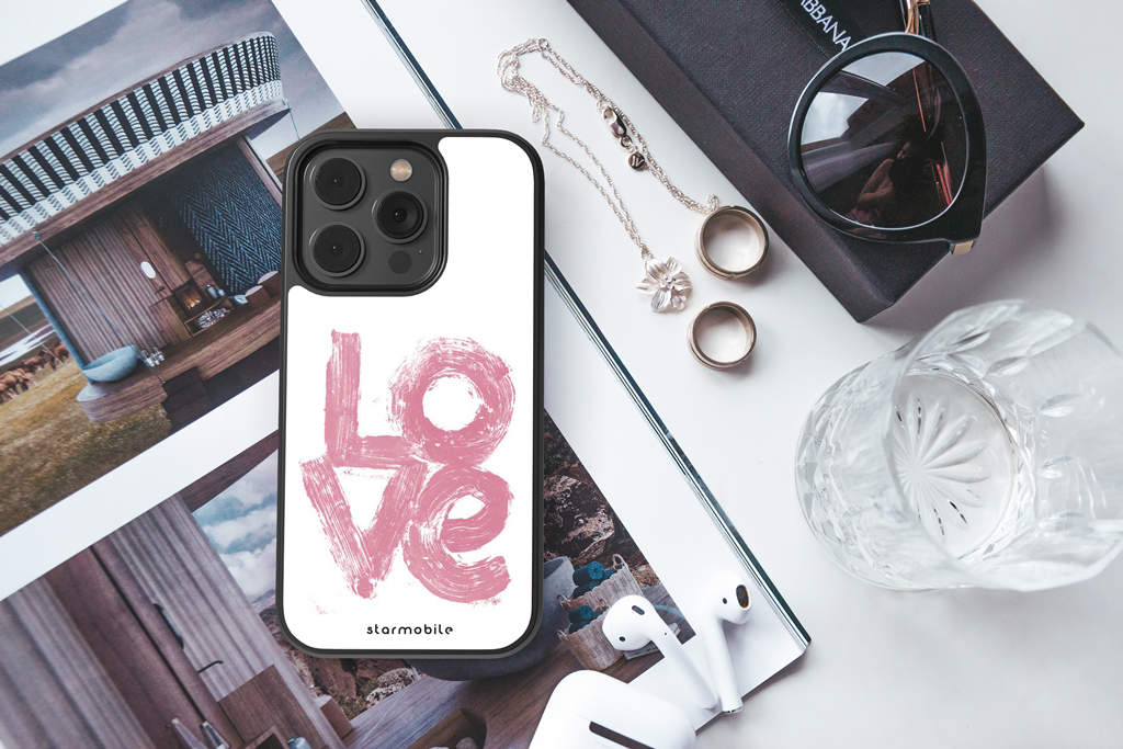 Husa Pink Love Apple iPhone Impact Ultra