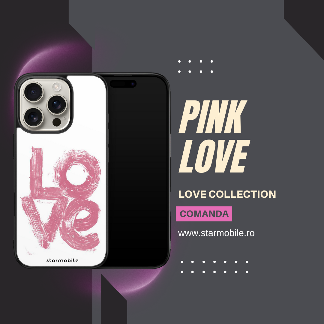 Husa Pink Love Apple iPhone Impact Ultra
