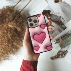 Husa Puffer Heart Apple iPhone Impact Ultra