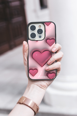 Husa Puffer Heart Apple iPhone Impact Ultra