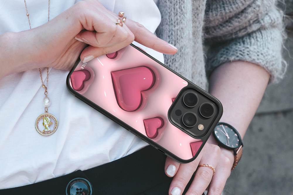 Husa Puffer Heart Apple iPhone Impact Ultra