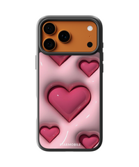 Husa Puffer Heart Apple iPhone Impact Ultra