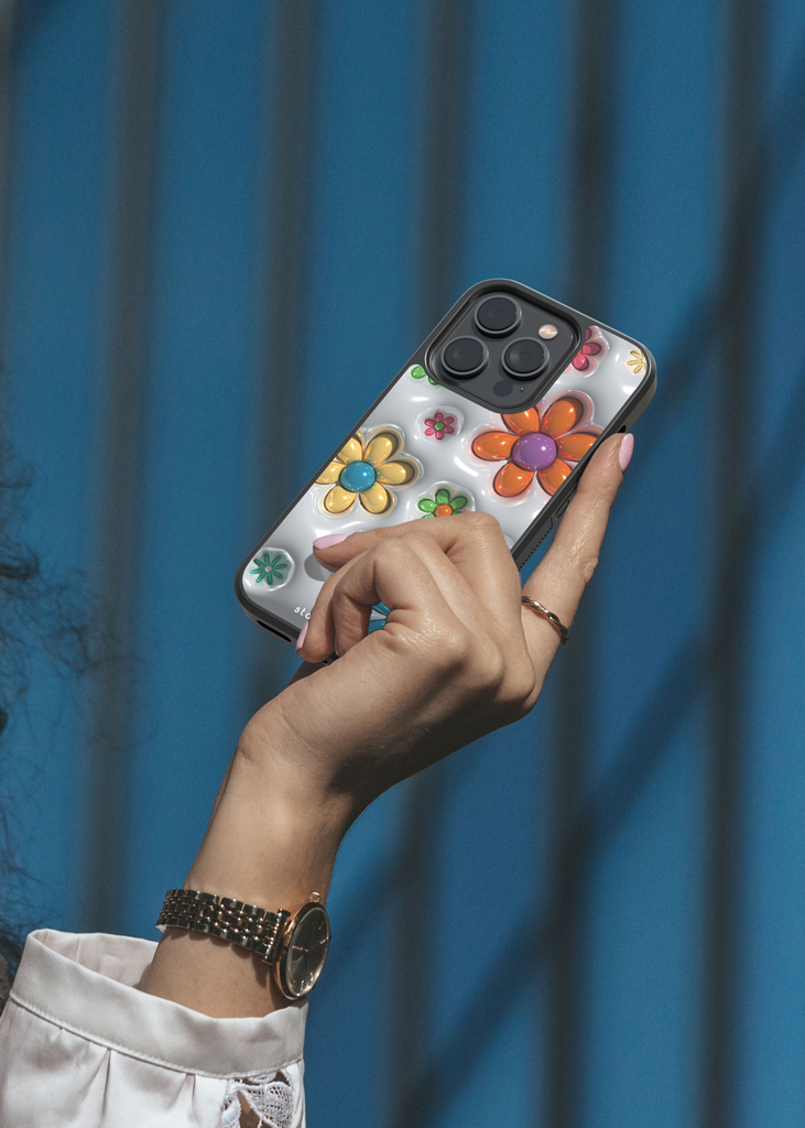 Husa Flowers 3D Apple iPhone Impact Ultra