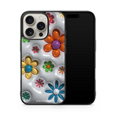 Husa Flowers 3D Apple iPhone Impact Ultra