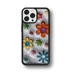 Husa Flowers 3D Apple iPhone Impact Ultra