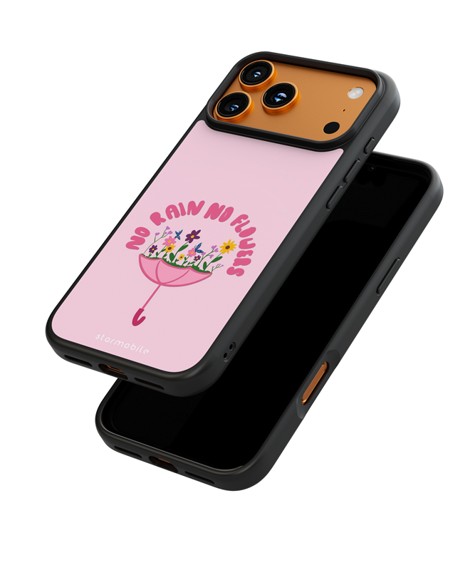 Husa No rain no flowers Apple iPhone Impact Ultra