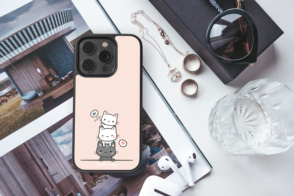 Husa Pink Kitty Cat Apple iPhone Impact Ultra