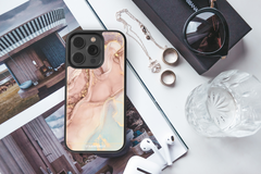 Husa Beige Abstract Apple iPhone Impact Ultra