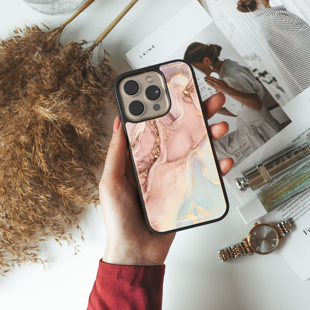 Husa Beige Abstract Apple iPhone Impact Ultra