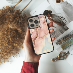 Husa Beige Abstract Apple iPhone Impact Ultra