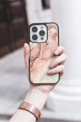 Husa Beige Abstract Apple iPhone Impact Ultra