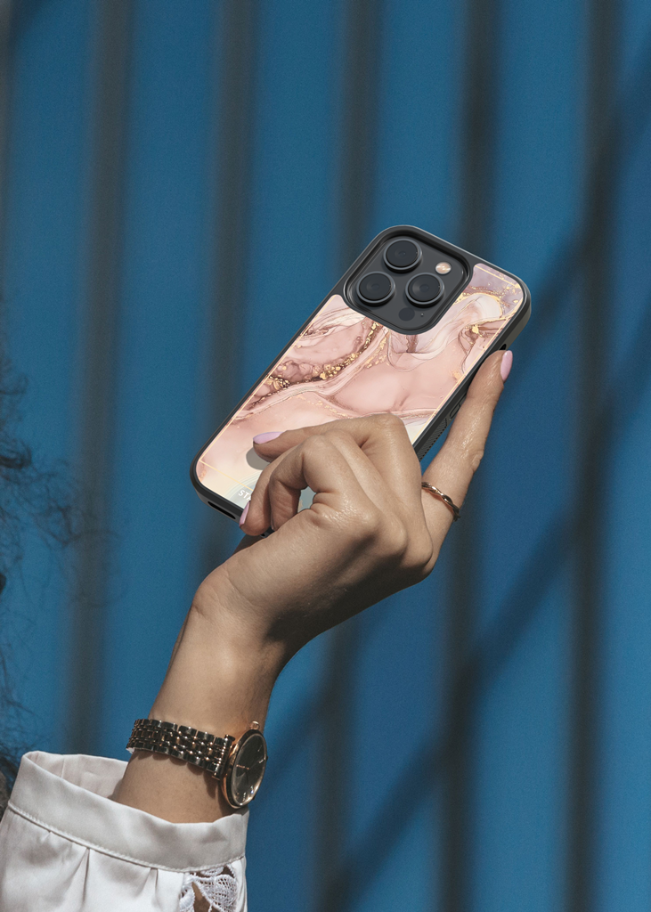 Husa Beige Abstract Apple iPhone Impact Ultra