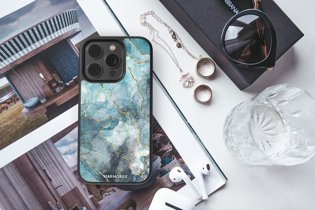 Husa Blue Gold Apple iPhone Impact Ultra