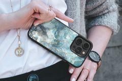 Husa Blue Gold Apple iPhone Impact Ultra