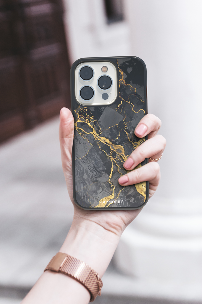 Husa Dark Gold Apple iPhone Impact Ultra