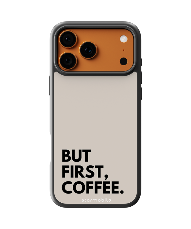 Husa But First Coffee. Apple iPhone Impact Ultra