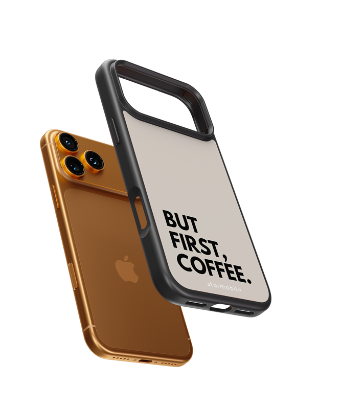 Husa But First Coffee. Apple iPhone Impact Ultra