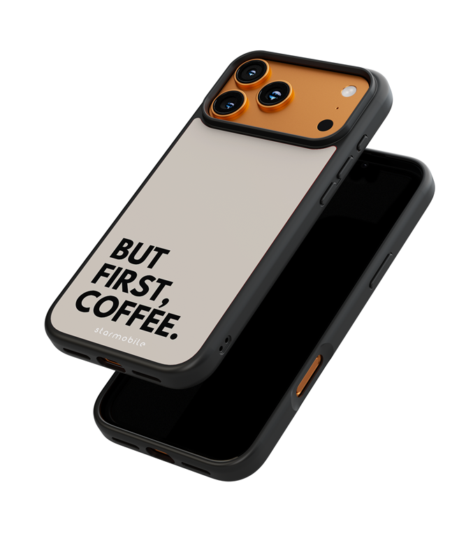 Husa But First Coffee. Apple iPhone Impact Ultra